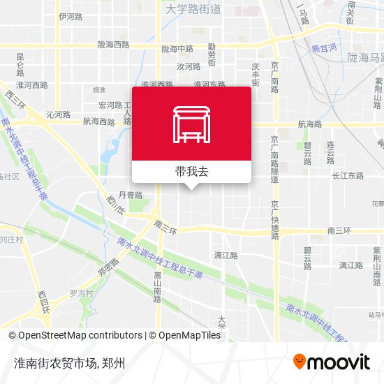 淮南街农贸市场地图