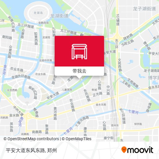 平安大道东风东路地图