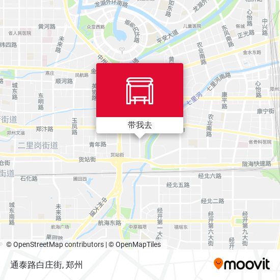 通泰路白庄街地图