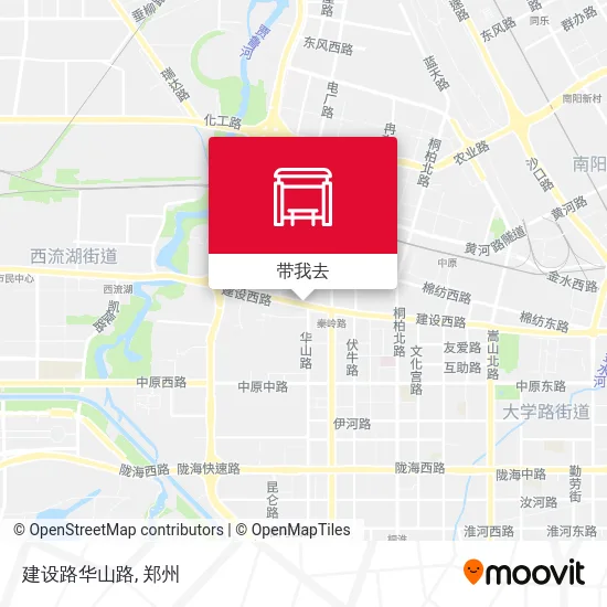 建设路华山路地图