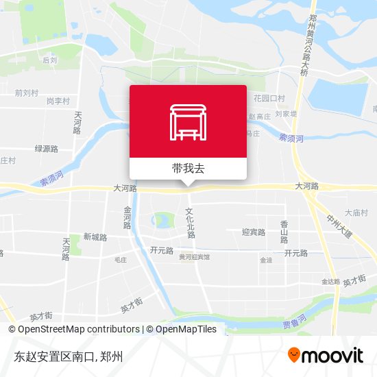 东赵安置区南口地图