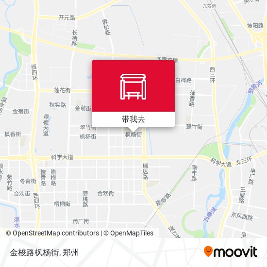 金梭路枫杨街地图