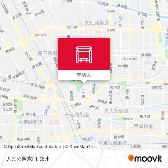 人民公园东门地图