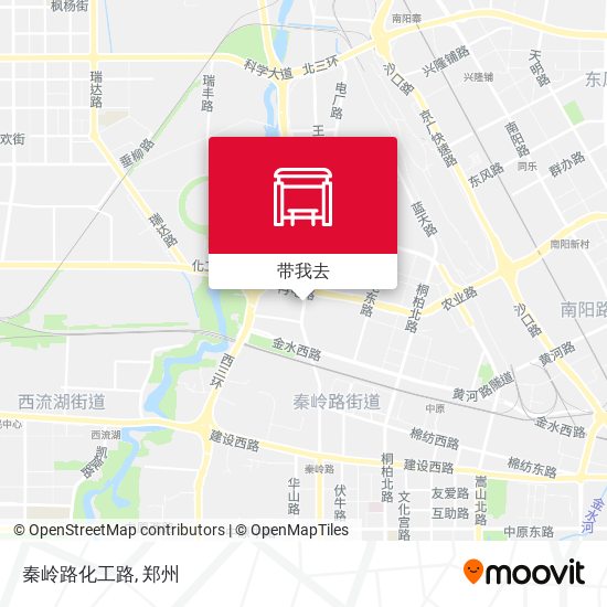 秦岭路化工路地图