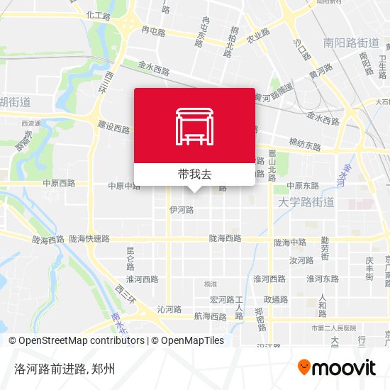 洛河路前进路地图