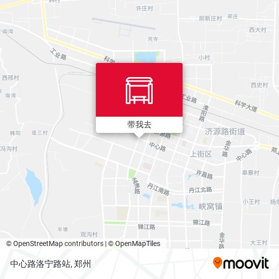 中心路洛宁路站地图