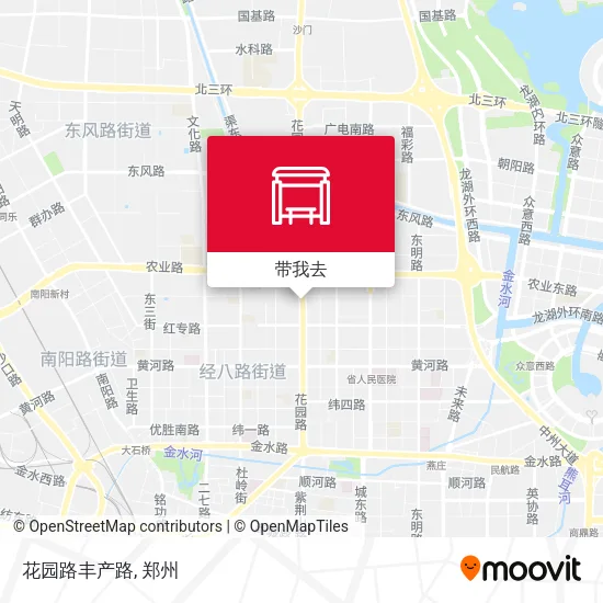 花园路丰产路地图