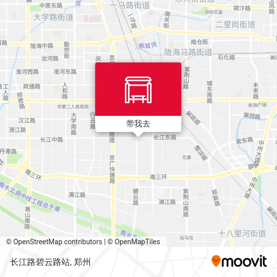 长江路碧云路站地图