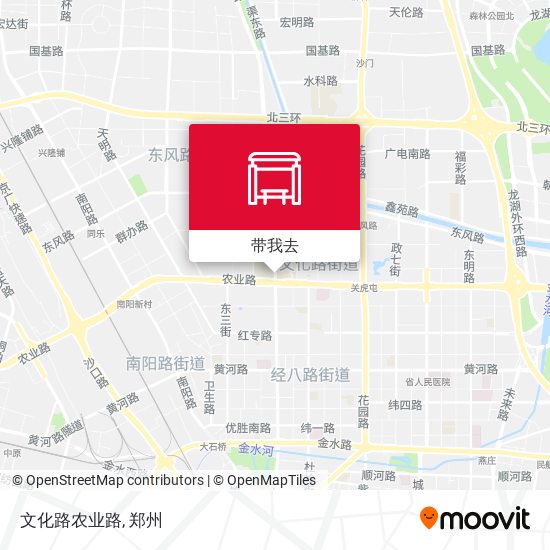 文化路农业路地图