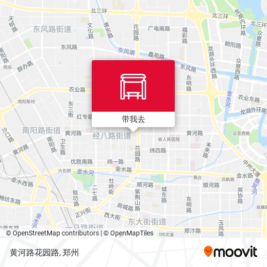 黄河路花园路地图