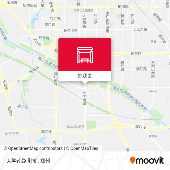 大学南路荆胡地图