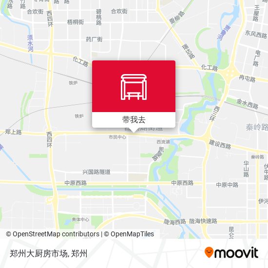 郑州大厨房市场地图