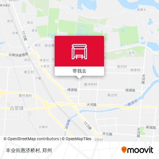 丰业街惠济桥村地图
