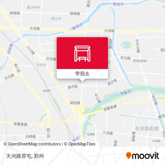 天河路苏屯地图