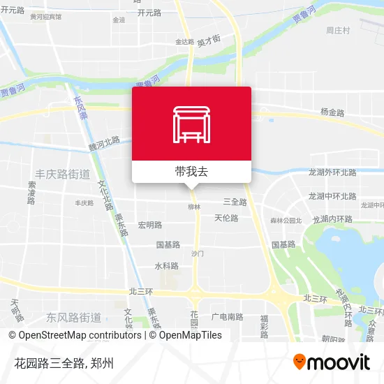 花园路三全路地图