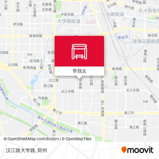 汉江路大学路地图