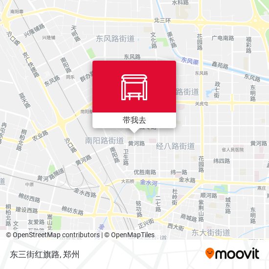 东三街红旗路地图