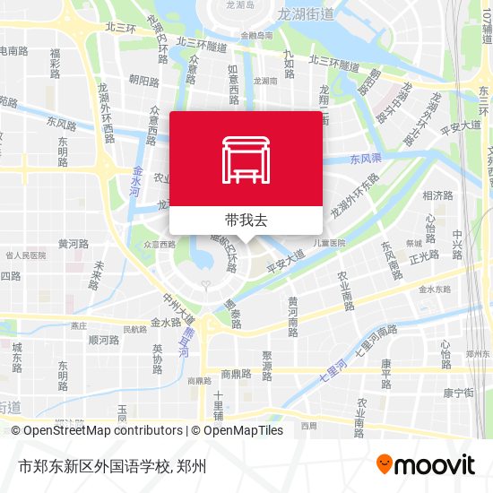 市郑东新区外国语学校地图
