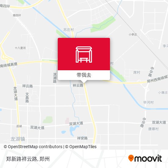 郑新路祥云路地图