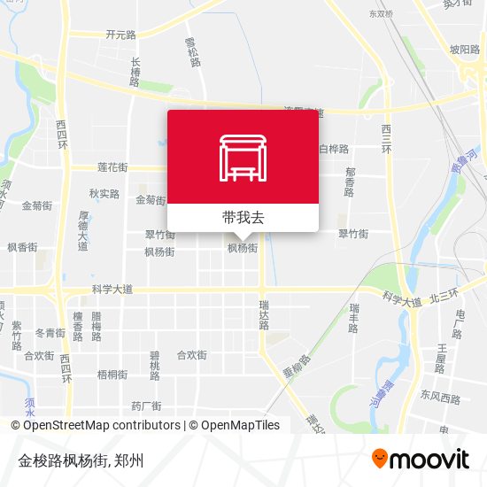 金梭路枫杨街地图