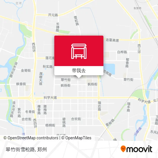 翠竹街雪松路地图