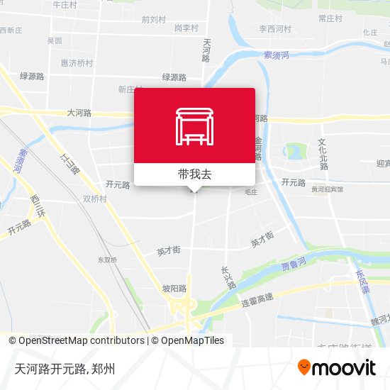 天河路开元路地图