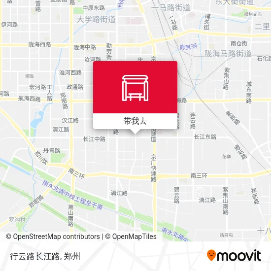行云路长江路地图