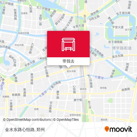 金水东路心怡路地图