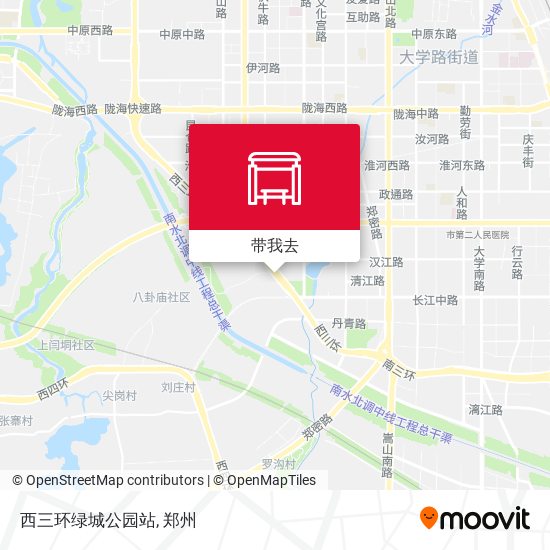 西三环绿城公园站地图