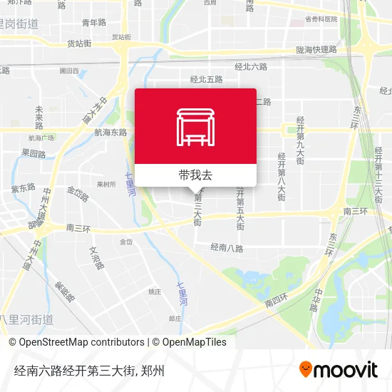 经南六路经开第三大街地图
