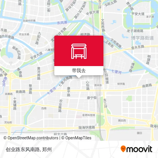 创业路东风南路地图