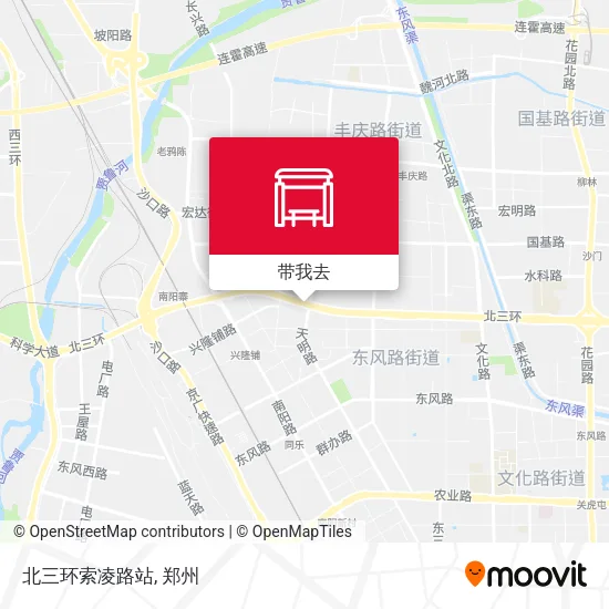 北三环索凌路站地图