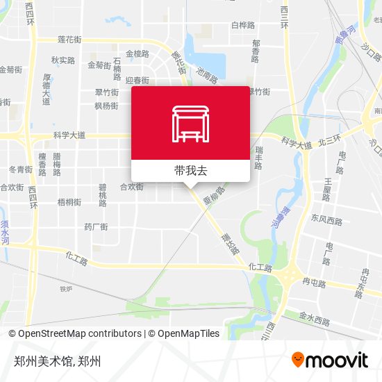郑州美术馆地图