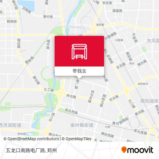 五龙口南路电厂路地图