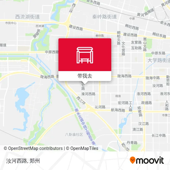 汝河西路地图
