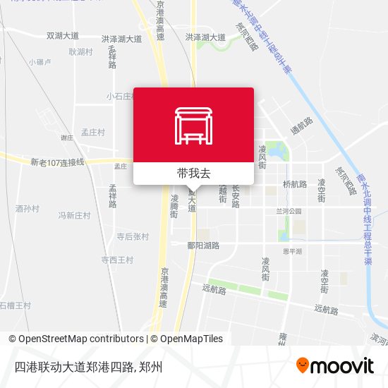 四港联动大道郑港四路地图