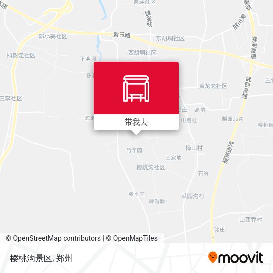 樱桃沟景区地图