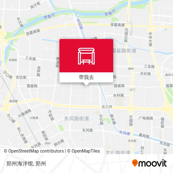 郑州海洋馆地图