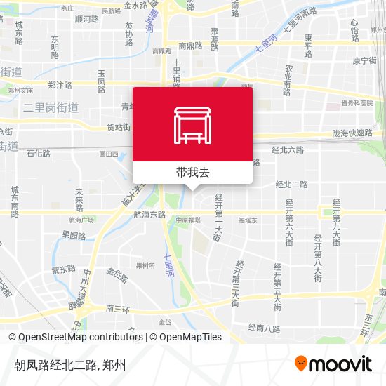 朝凤路经北二路地图