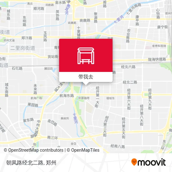 朝凤路经北二路地图
