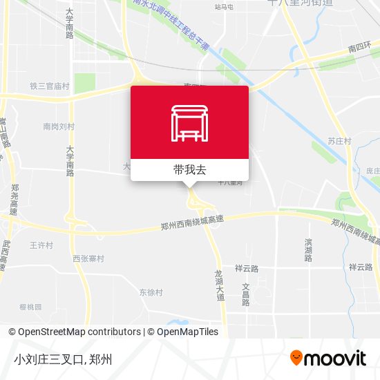 小刘庄三叉口地图