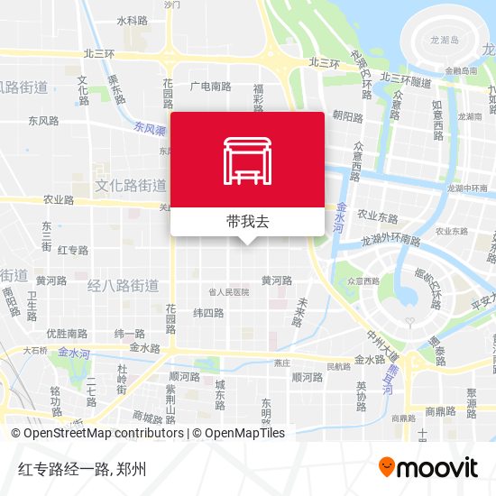 红专路经一路地图