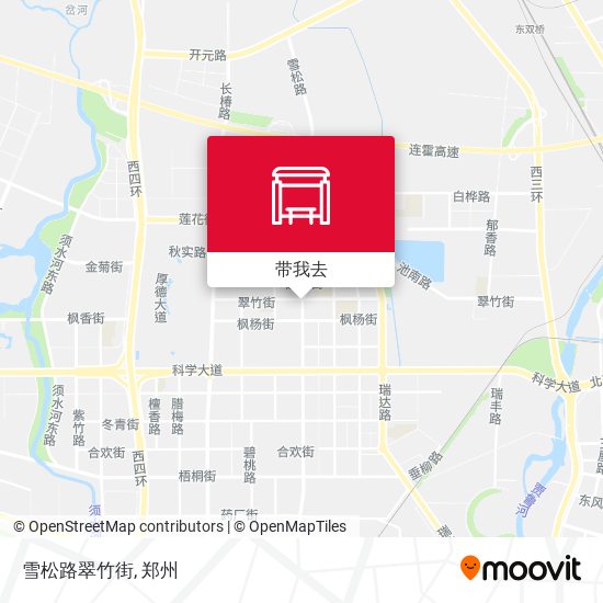雪松路翠竹街地图
