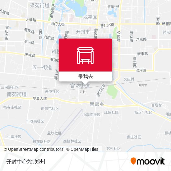开封中心站地图