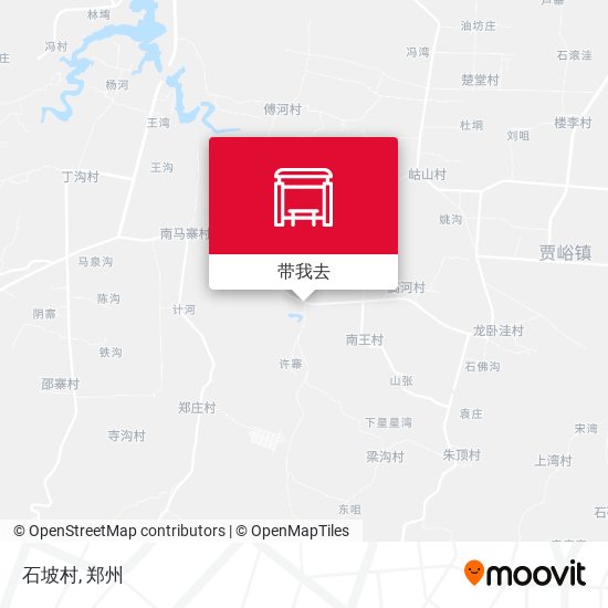 石坡村地图