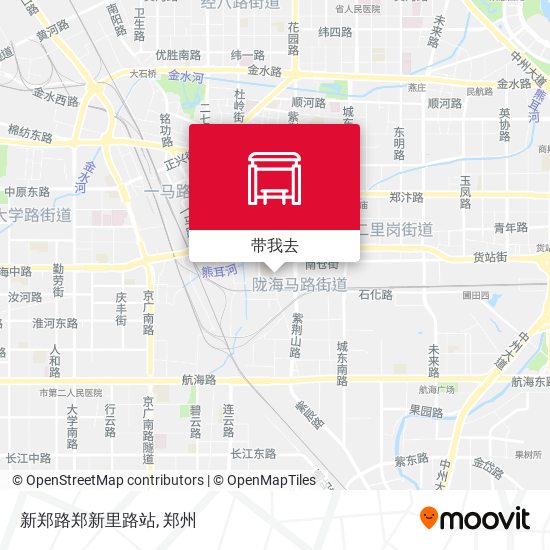 新郑路郑新里路站地图