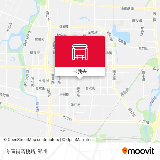 冬青街碧桃路地图