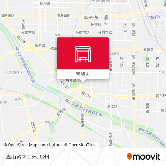 嵩山路南三环地图