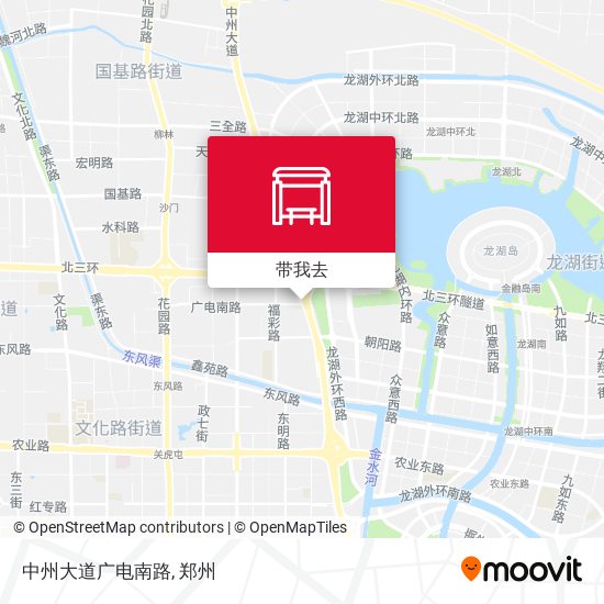 中州大道广电南路地图