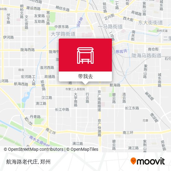 航海路老代庄地图